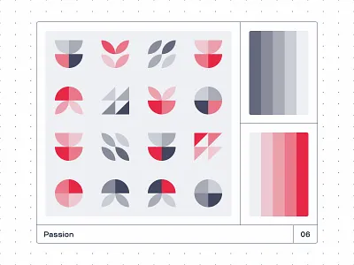 06 Passion Palette branddesign brandingidentity colorinspiration colorpalette colorscheme colourpalette colourscheme design identitydesign uidesign userinterface visualdesign visualidentity