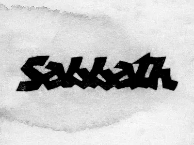 Sabbath bleed customtype ink lettering logo logotype typemate typography