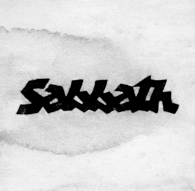 Sabbath bleed customtype ink lettering logo logotype typemate typography