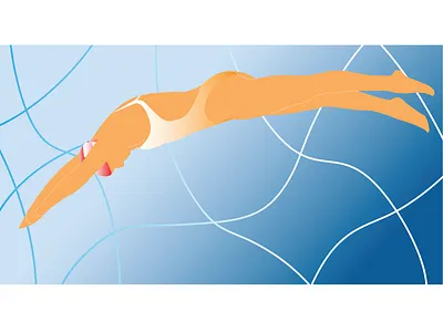 Swimmer art art direction branding charachter design color design digital art digital illustration flat flat illustration graphic design graphics illustration minimal modern swimming vector vector illustration visual identity visuals
