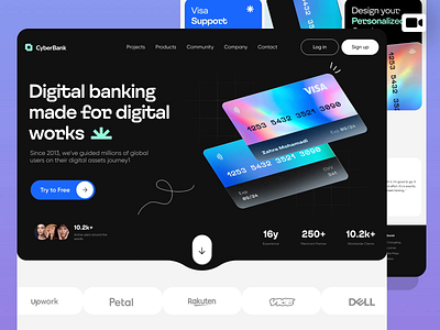 Digital banking & payment web ui design banking blockchain cryptocurrency design digital banking digital wallet exchange finance fintech online payment payment payment page payment web payment website ui ux wallet wallet website web design website