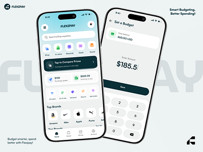 BNPL Money Management app app design banking bnpl budget budgetgoals finance mobile app money management pay later app payment methods send money wallet app