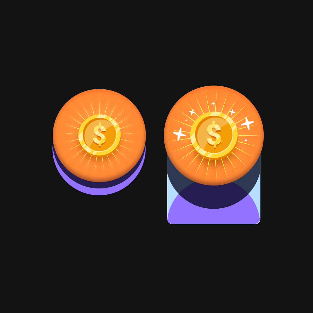 Figma Hover Interaction 💲 3d animation dark ui figma finance hover interaction interaction design mobile motion graphics ui uiux