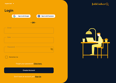 Login graphic design login password site ui