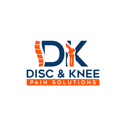 Disk & Knee Logo Design design graphic design illustration logo logo design motion graphics vector