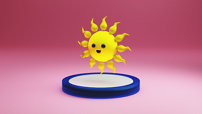 Sun - 3D illustration 3d 3d animation 3d illustration blender illustration nature sun sun 3d sun blender sun illustration