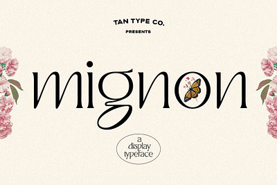 TAN - MIGNON art deco art deco font classy font elegant font groovy font mid century mid century font minimal font minimalist font retro font simple font vintage font