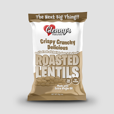 ROASTED LENTILS Product Packaging Design design graphic design illustration motion graphics