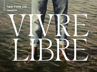 TAN - VIVRE LIBRE branding branding font christmas font classic font classic typeface classy font display font elegant font elegant logo fashion font heading font layout logo magazine retro font seasons greetings serif font serif typeface thin font vintage font