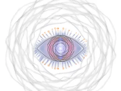 evil eye design evileye eye flower green illustraion illustration image logo vector yellow