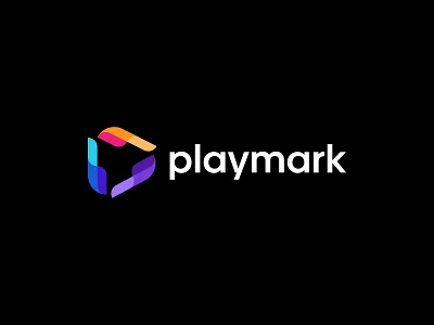 Playmark Logo Design Concept blockchain brand brand identity branding crypto logo entertainment logo film logo gradient logo logo logo designer logo symbol logodesign logomark media logo modern logo music logo play button play icon playful logo video logo