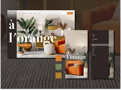 Responsive website design branding design resonsive design typography ui web design