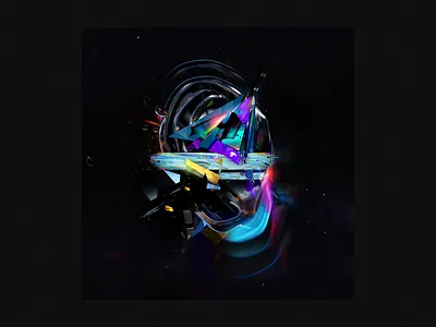 Distortion abstract album artwork album cover apple music dark design distortion ear glitch graphic design illustration light neon single artwork single cover spotify surreal