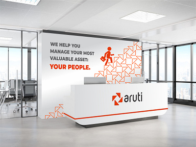 Branding for Aruti HR Management Software company. branding design graphic design illustration logo typography vector