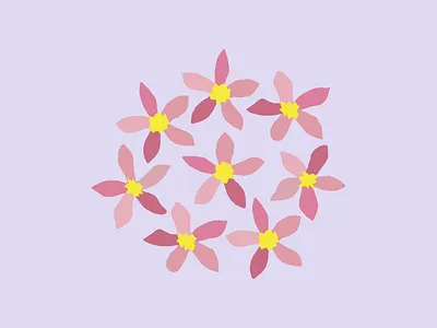 Mountain Pinks adobe illustrator mountain pinks pollinator garden sustainability wildflowers