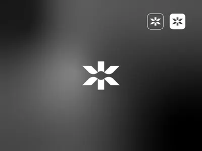 X + Asterisk clean creative design logo logo design minimal modern simple