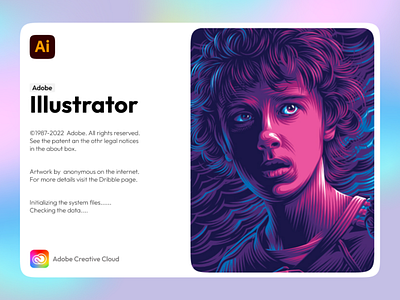 Illustrator Splash Screen app design branding design graphic design illustraion illustration illustrator logo software typography ui ui design uiux ux vector web design