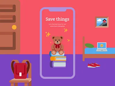 Save things — Mobile App UX/UI app app design application brand branding charity charity app concept donation interaction design interface mobile mobile app ui user experience user interface ux uxui visual design web design