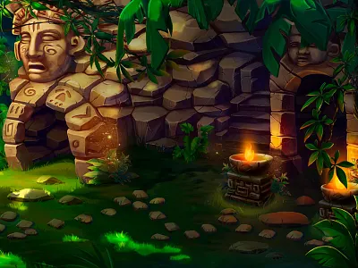 Another Background for the Mayan Themed Game background background art background design background designer background developer casino art casino designer game art maya maya design mayan art mayan background mayan design mayan symbols slot background slot design slot designer