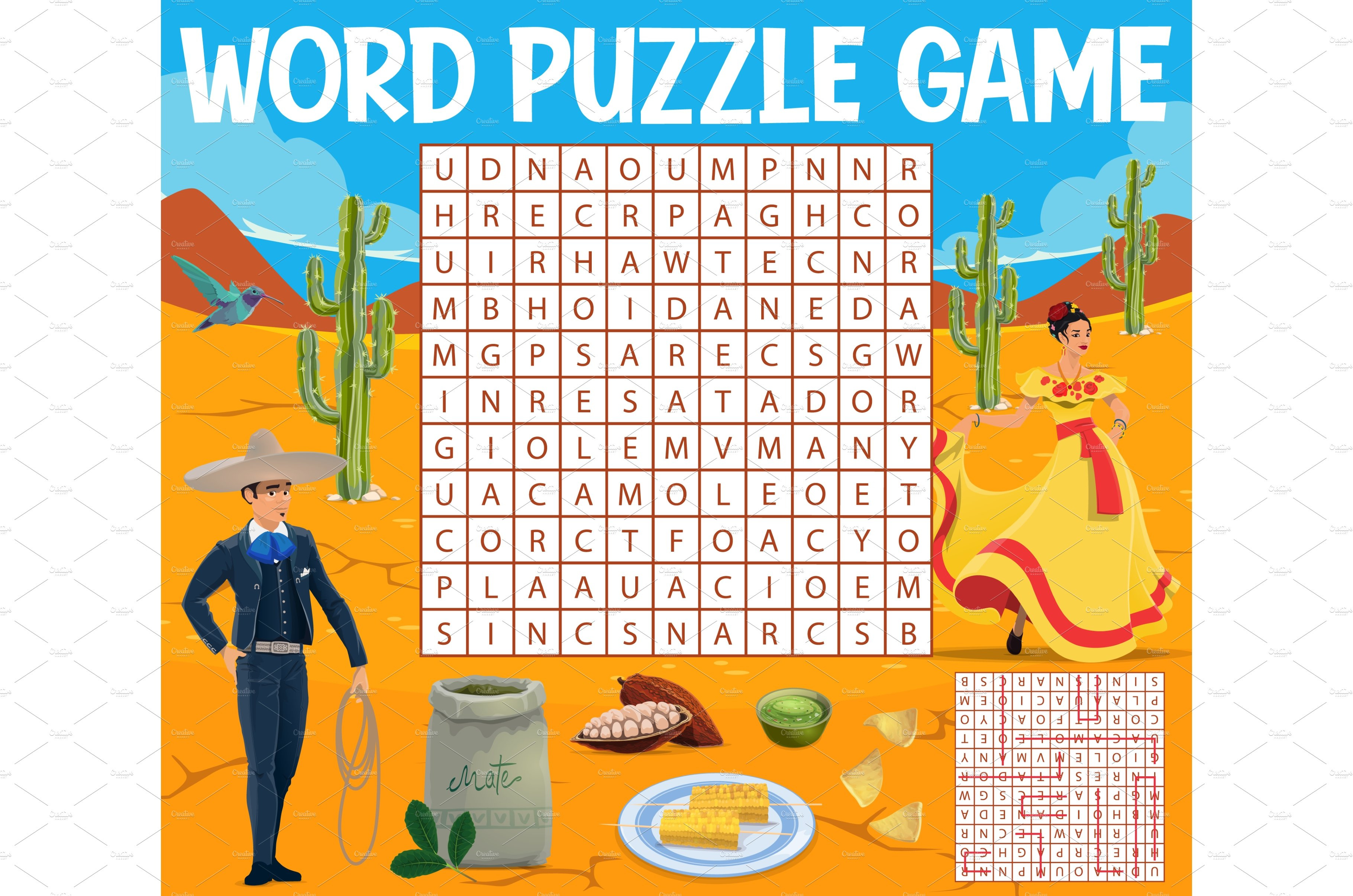 mexican-word-search-puzzle-game-by-vector-tradition-sm-on-dribbble