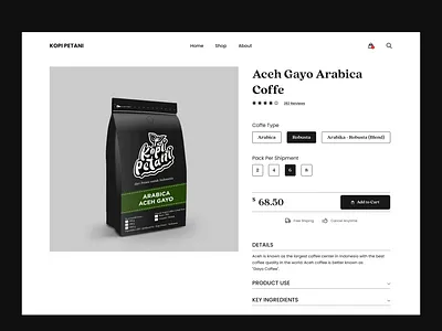 Product Detail android app design branding design e commerce fashion figma food drink home page illustration ios landing page design mobile app nft responsive saas web web app web nft white