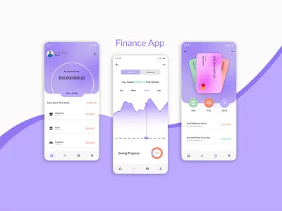 Finance App Design app design branding colorfull creative design design dribbble best shot graphic design hello dribble illustration landing page logo ui ux