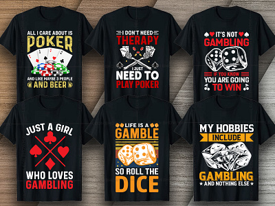 Gambling T-Shirt Design Bundle-1 best gambling tshirt creative shirt design custom gambling shirts custom shirt design gamble gambling gambling shirts gambling svg design illustration merch by amazon shirts shirt design vector trendy shirt design tshirt art tshirt design tshirt design ideas typography vector elements vector graphic vector illustration