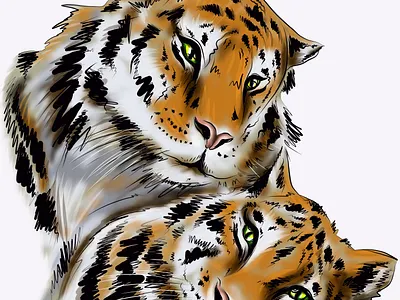 Tigers symbol of the year branding design graphic design illustration logo typography