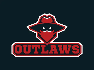OUTLAWS MASCOT LOGO | FOR SALE angry bandit branding cowboy esport esports for sale identity illustration label logo logotype mascot mask outlaw team texas vector west western