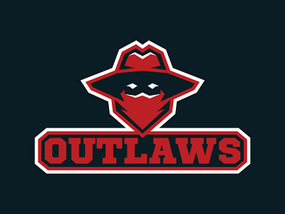 OUTLAWS MASCOT LOGO | FOR SALE angry bandit branding cowboy esport esports for sale identity illustration label logo logotype mascot mask outlaw team texas vector west western