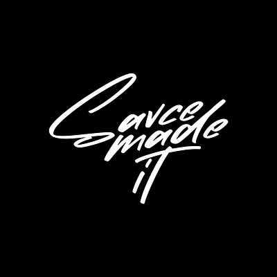 SAVCEMADEIT (Artist logo) design icon illustration logo typography vector
