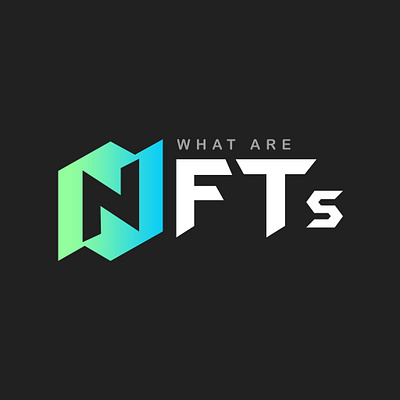 Logo Design for (What are NFTs) creative logo illustration logo minimal logo n logo nft text logo