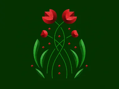 Tulips & Sunflowers illustration