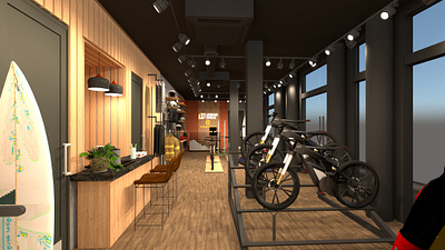 SPORTS STORE 3d m 3d modeling 3d rendering architechture architect architectural design architectural rendering design interior design retail shop interior shopfront design store design