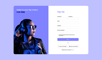 DailyUI01 Sign Up challange dailychallange dailyui dailyuichallange design illustration registration signin signup ui uidesigner uiux uiuxdesign uiuxdesigner ux web webdesign websignin websignup website