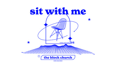 Sit With Me church design illustration illustrator jesus photoshop
