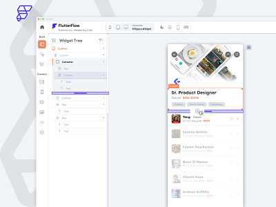 Improved Widget Tree Performance app builder design flutter flutter app flutterflow google low code no code product design ui