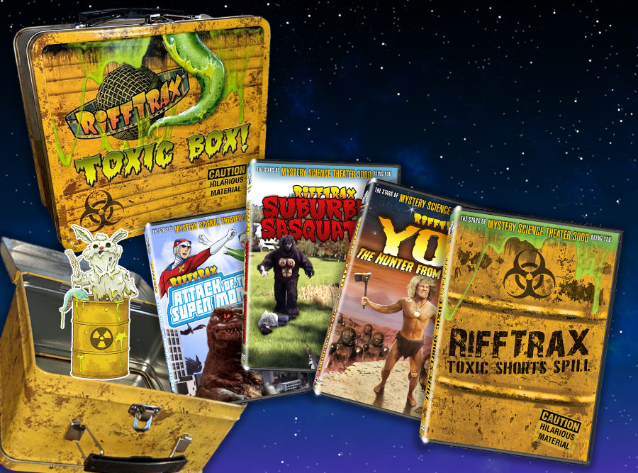 RiffTrax Toxic Box DVD set by Jason Martin on Dribbble
