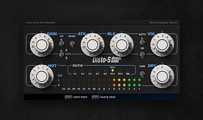 Disto-S Skin Now Live application audio audio effect daw music music production plugin production sketchapp sound ui vst vst plugin
