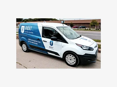 Right Auto Glass - identity branding design graphic design identity identity design logo