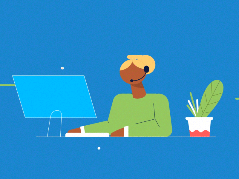 Service angry animation call center corporate faster graphic design illustration motion graphics secretary service services voicebase