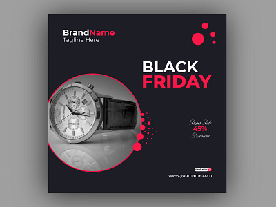 Black Friday Social Media Post banner black friday facebook facebook banner facebook post instagram instagram banner instagram post instagram stories post sale sale banner