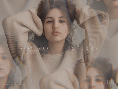 Lilyrose Paris - Branding 2021 - Pt#2 : Colors + Packaging. branding design fashion graphic design logo skin skincare white woman women