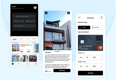 AirBnB concept design ui