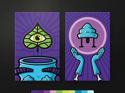 Empty your mind aberant aberant clothing branding clothing brand graphic design icosaedru illustrated cards illustration instant art mindful psychedelic design sleek illustration the real art machine trip trippy trippy artwork vector vector illustration