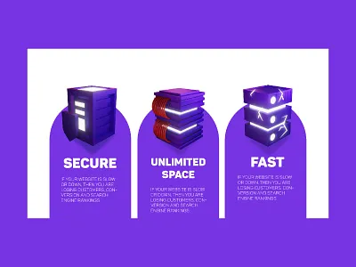 Hostan Web ui Design 3d 3d illustrations ui vector