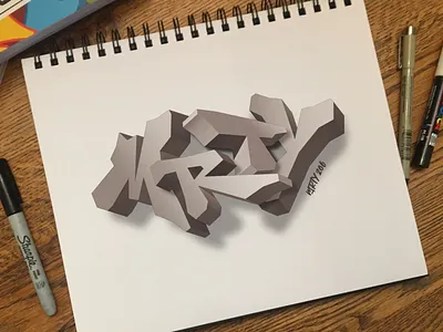 MRTY Sketchpad graffiti illustration typography