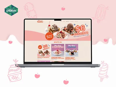 Sweet Republick - Dessert Bar branding design logo ui weddesign