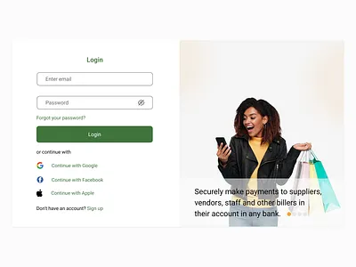 Payfast login screen 3d animation branding design graphic design illustration logo motion graphics ui vector