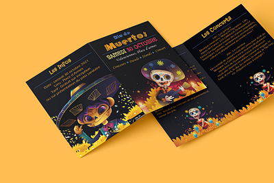 Día de los Muertos design dia de los meurtos dia de meurtos flyer ui